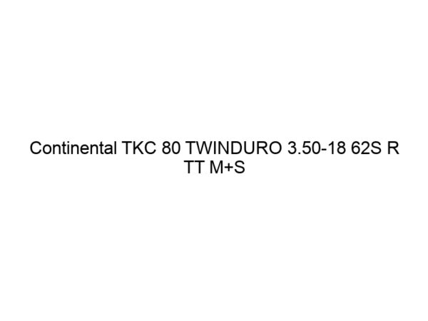Continental TKC 80 TWINDURO 3.50-18 62S R TT M+S