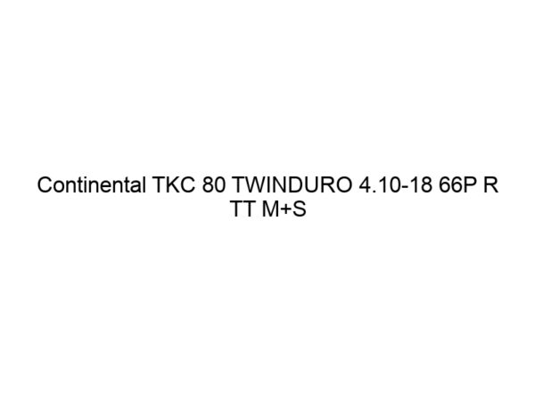 Continental TKC 80 TWINDURO 4.10-18 66P R TT M+S