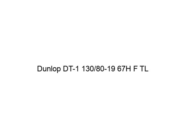 Dunlop DT-1 130/80-19 67H F TL