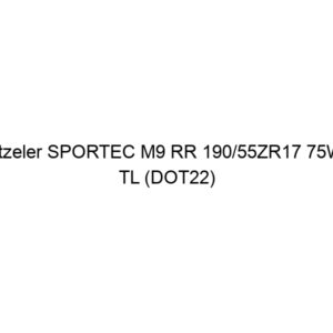 Metzeler SPORTEC M9 RR 190/55ZR17 75W R TL (DOT22)