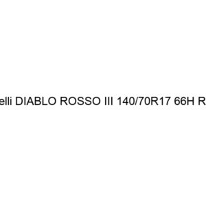 Pirelli DIABLO ROSSO III 140/70R17 66H R TL