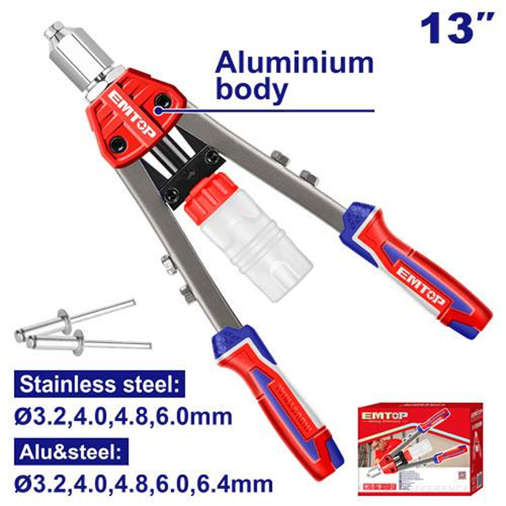 Remachadora manual EMTOP 13 pulgadas EHRR131