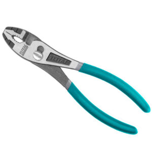 Alicate ajustable 200mm tipo chofer de dos posiciones con cizalla de corte y mangos ergonómicos marca TOTAL