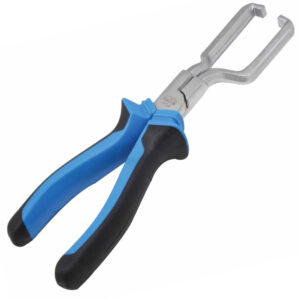 Alicates para conectores de combustible con mangos azules SATRA S-FL2 para desconexión de tuberías