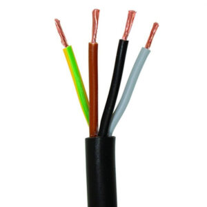 cable manguera 4 hilos 1.5mm con cubierta de PVC negro para instalaciones eléctricas de automoción marca Reymotor