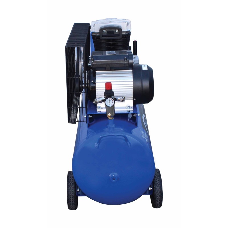 Compresor de Aire 100L Correa 2 Pistones | Profesional S-90155 - Imagen 2