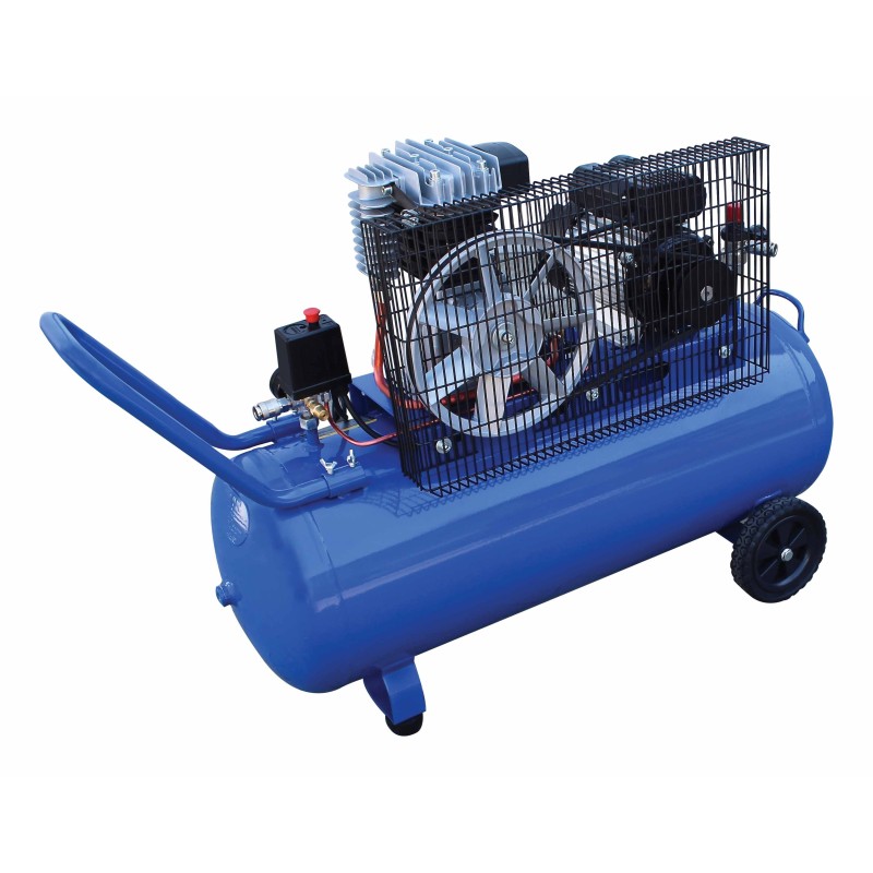 Compresor de Aire 100L Correa 2 Pistones | Profesional S-90155 - Imagen 4