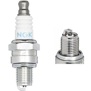 Bujía NGK CMR7H-10 referencia 1656 en su caja original para motores de 4 tiempos y jardinería.