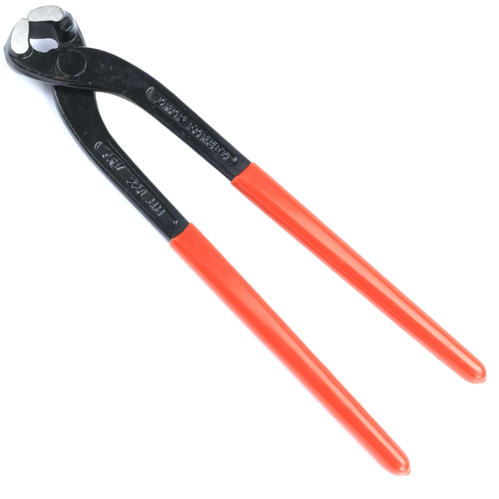 Tenaza de carpintero 225mm de acero Cr-V con mango negro recubierto marca MADER