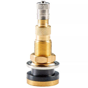 Válvula metálica TR618A de latón clamp-in con tuerca y tapa para rueda trasera de tractor