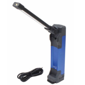 Linterna de trabajo LED recargable articulada con luz UV y pinza magnética referencia A-GAL20C