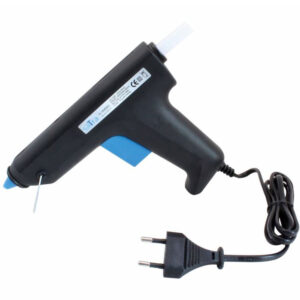 Pistola de silicona caliente 80W SATRA S-HMG80 para barras de 11mm en blíster