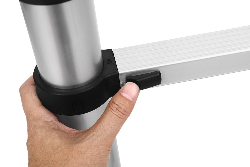 Escalera Telescópica de Aluminio 3.2m | 10 Peldaños KD4073 - Imagen 2