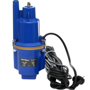 Bomba sumergible de diafragma azul con succión superior marca Kraft&Dele KD750-N