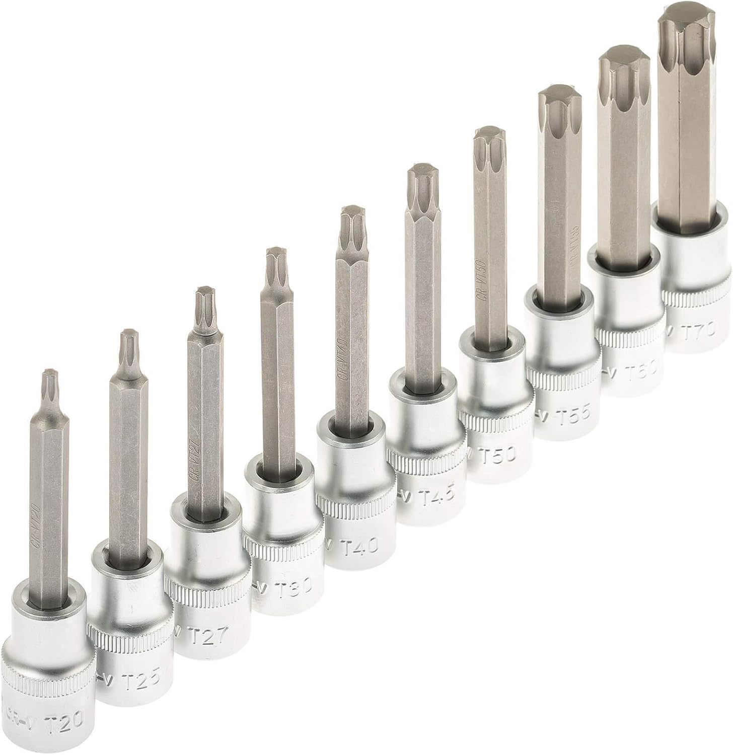 Juego de Llaves de Vaso con Punta Torx 1/2 | 32 Piezas Extra Largas - Imagen 4