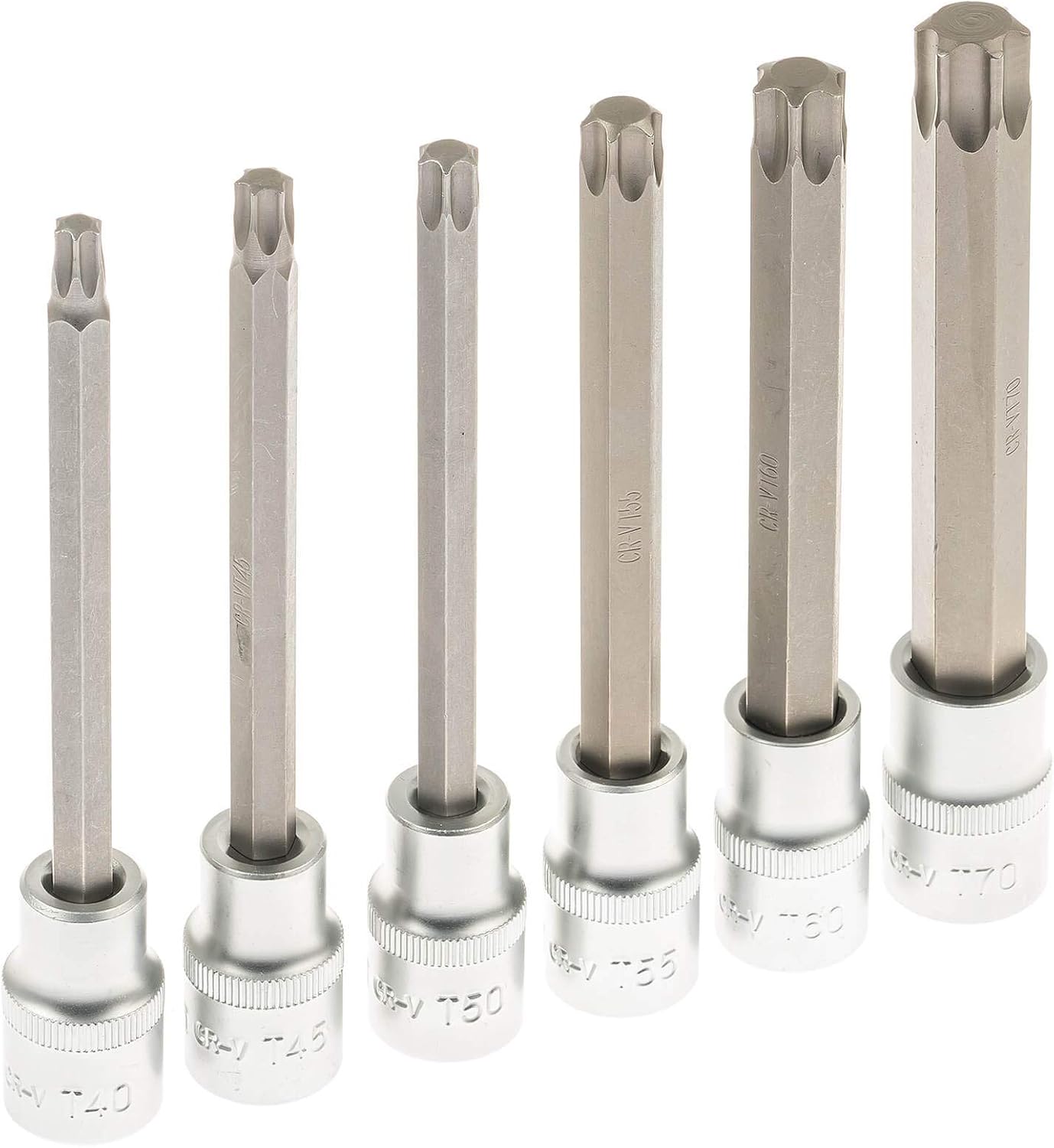 Juego de Llaves de Vaso con Punta Torx 1/2 | 32 Piezas Extra Largas - Imagen 3