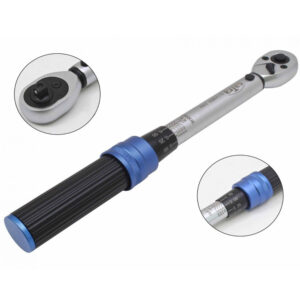 Llave dinamométrica 1/4 5-25 Nm de precisión industrial Satra en estuche negro