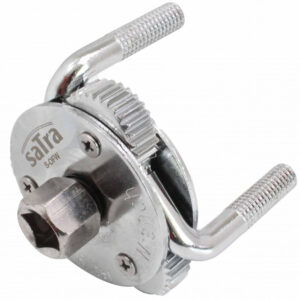 Llave filtro de aceite 3 garras autoajustable Satra S-OFW con adaptador para carraca