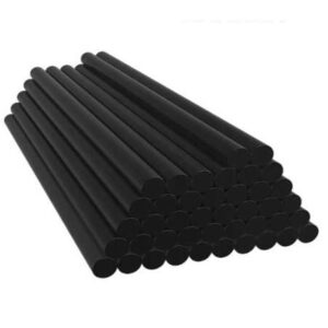 Pack de 1kg de barras de silicona negra 11mm profesional Kraft&Dele KD11260 para manualidades, electrónica y reparaciones industriales.