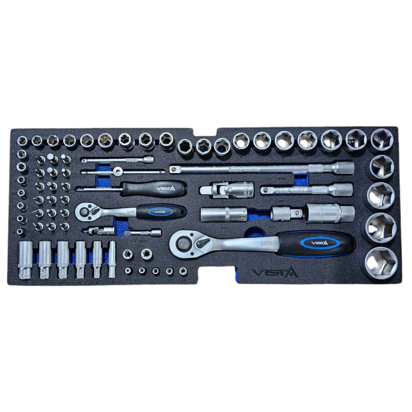 Caja de Herramientas Completa Profesional VISTA (3 Cajones y Espuma EVA) | V-TB140 - Imagen 8