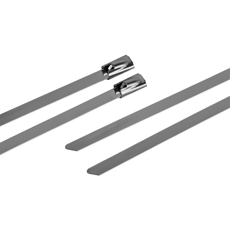 Juego de 100 Bridas Metálicas de Acero Inoxidable 4.6x300mm | Kraft&Dele KD10864 - Imagen 2