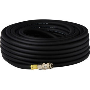 Manguera neumática de goma 20m profesional Kraft&Dele KD1467 con conectores rápidos y resistencia de 20 bar.