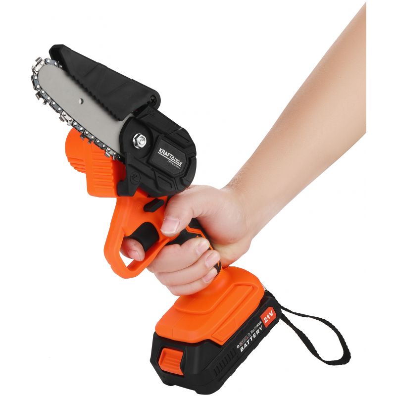Mini Motosierra a Batería con Pértiga Profesional 21V (4") Kraft&Dele | KD10642 - Imagen 4