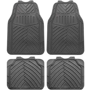 Alfombrillas universales para coche AMIO CM-02 con traseras recortables