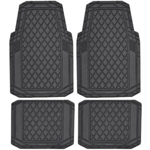 Diseño en rombo de las alfombrillas universales para coche PVC AMIO CM-03
