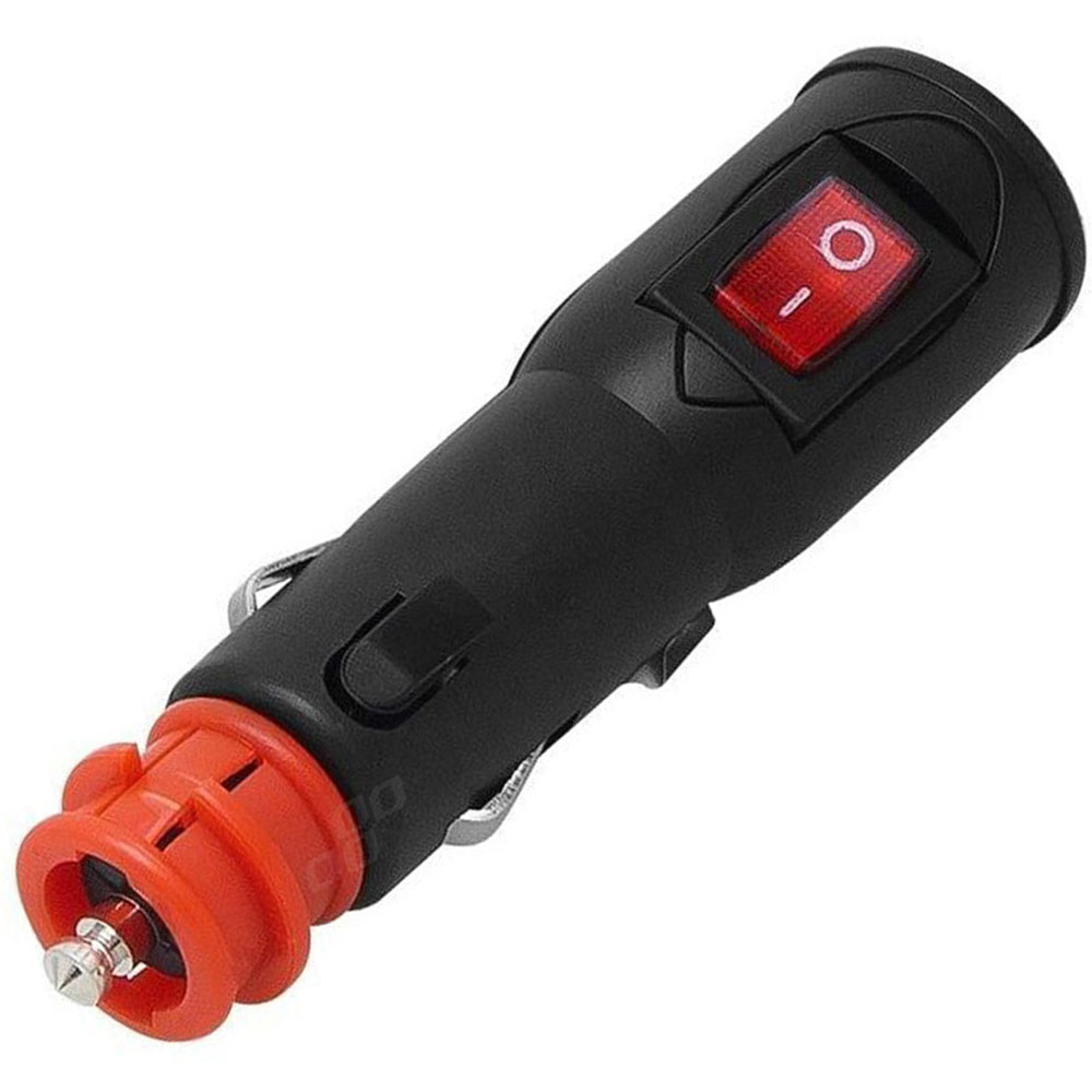 Enchufe de mechero con interruptor