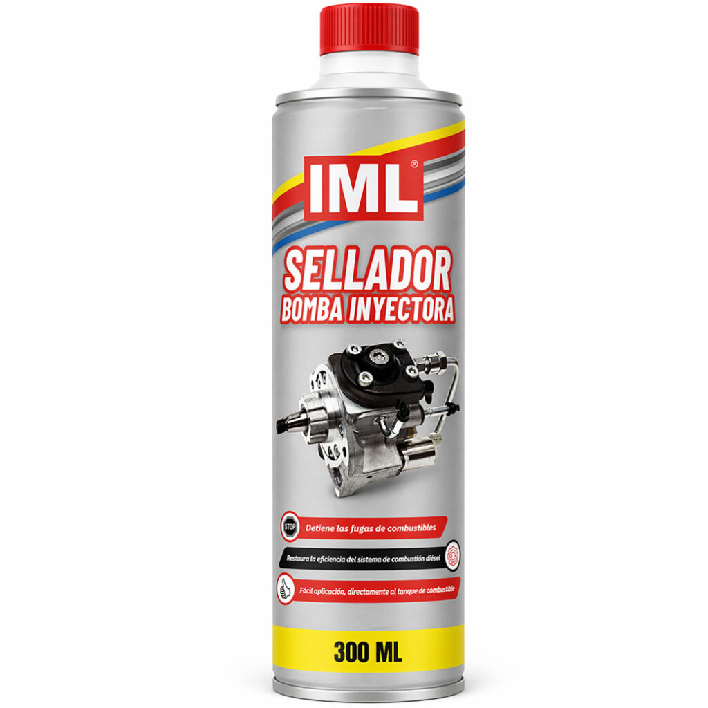sellador bomba inyectora 300ml vista frontal bote iml-125 para motores diésel.