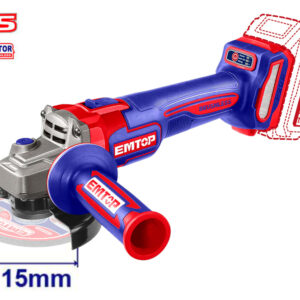 EMTOP ELAG21154 Amoladora 115MM M14 Bateria 20V Brushless P20S (Bateria Y Cargador NO Incluidos) - Reymotor