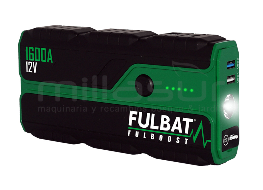 99-1850 Arrancador Fulboost - Bateria Externa Corriente de Arranque (A): 800 Corriente Pico (A): 1600 - Reymotor