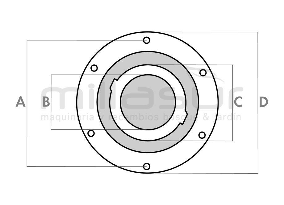HONDA 55-2004 Arranque Manual GX100 - Imagen 4