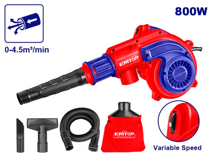 EMTOP EABR8003 Aspirador 800W 0-4