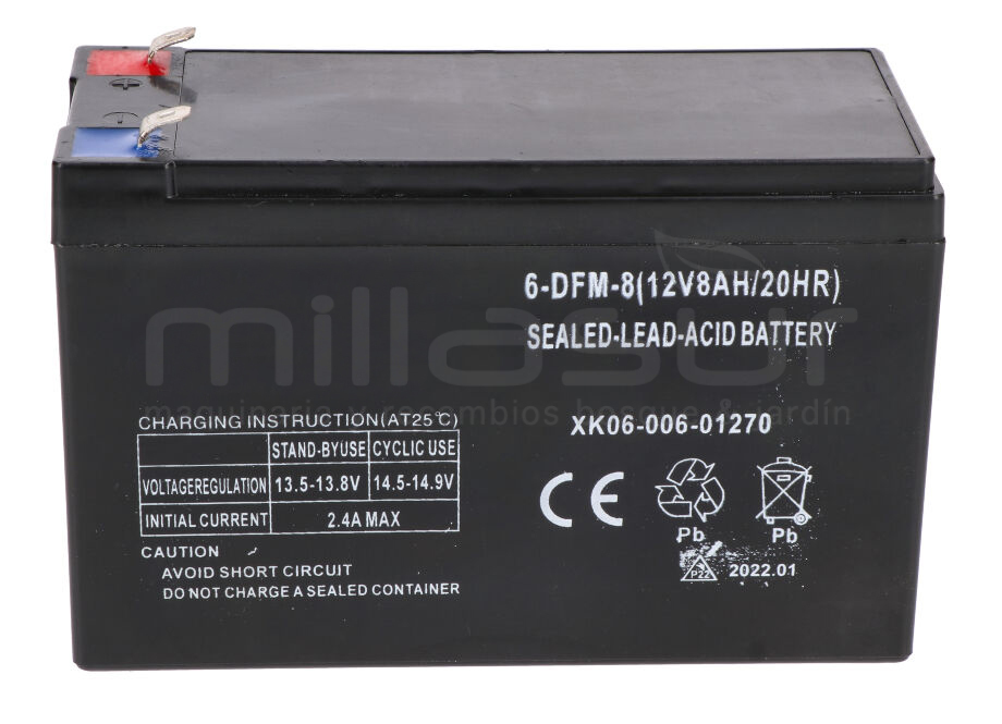 ANOVA P16B-006 Batería 12V 8Ah Mochila P16B ( 6) - Reymotor