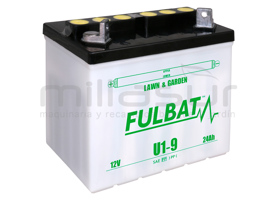 99-1832 Bateria Acido U1-9 24AH ( 195 x 130 x 180 ) +Izq - Reymotor