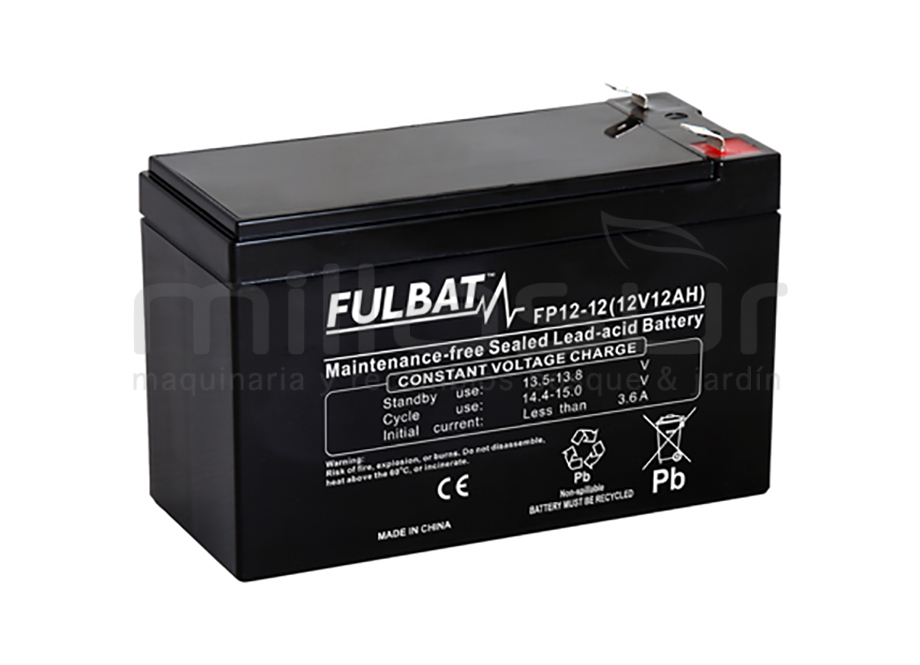 99-1812 Bateria Gel Agm FP12-14 12AH Reemplazada Por FP12-12 ( 151 x 98 x 101 ) -Der - Reymotor