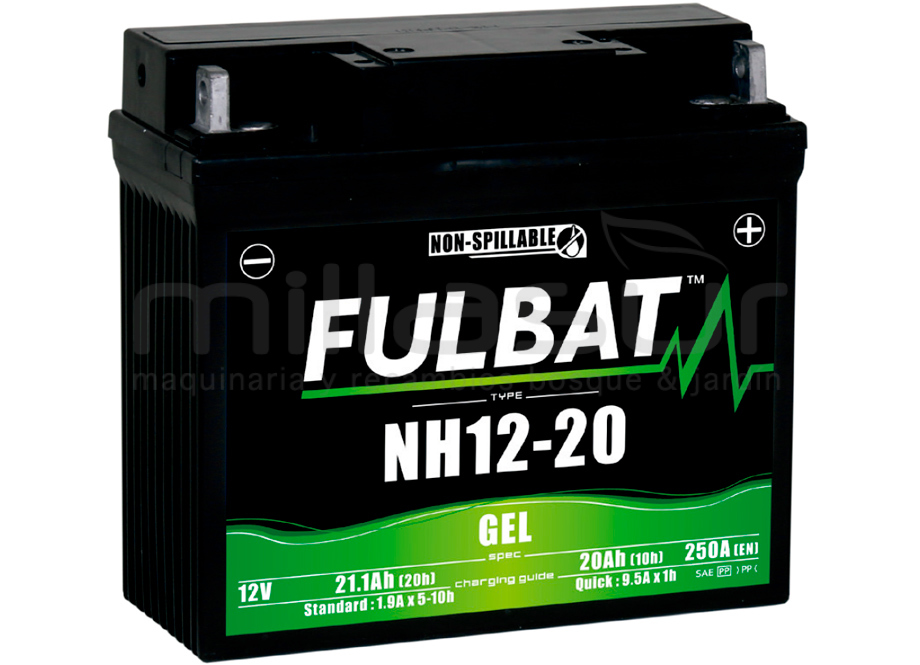 99-1814 Bateria Gel NH12-20 20 Ah (182 x 77 x 168) +Der - 200A Cca - Reymotor