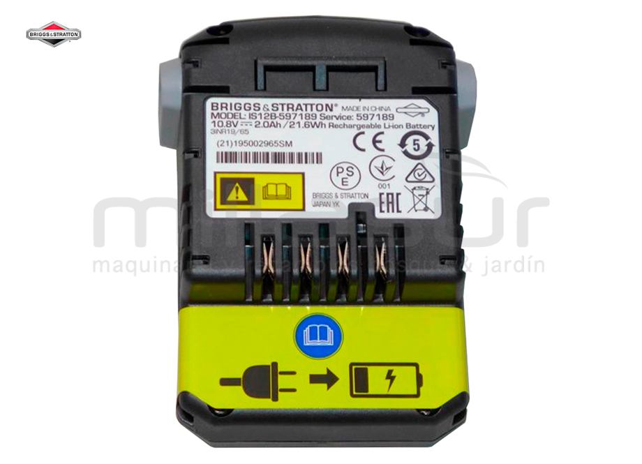 BRIGGS & STRATTON 597189 Bateria Instart Reemplaza A 593560 - Imagen 3