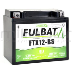 99-1878 Bateria Moto FTX12-BS 12V Libre Mantenimiento 10.5Ah (150 x 87 x 130) -Der. - Reymotor