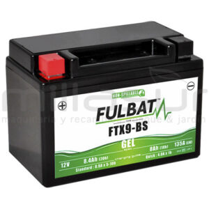 99-1877 Bateria Moto FTX9-BS 12V Libre Mantenimiento 8.4Ah (150 x 87 x 105) -Der. - Reymotor