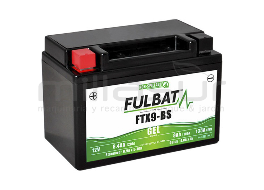 99-1877 Bateria Moto FTX9-BS 12V Libre Mantenimiento 8.4Ah (150 x 87 x 105) -Der. - Reymotor
