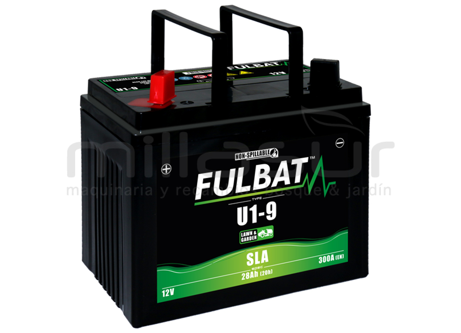 99-1861 Bateria U1-9 Agm Sin Manten. 28AH ( 195 x 130 x 180 ) +Izq. - Reymotor