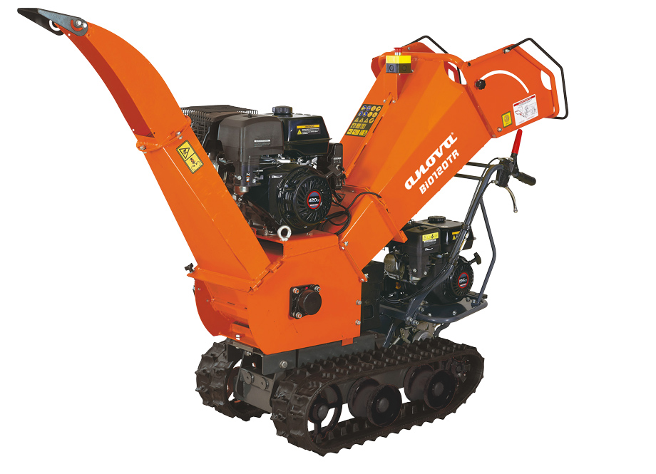 ANOVA BIO120TR Biotriturador 420cc 14HP Con Orugas - 5" 120 mm- Arranque Electrico - Reymotor