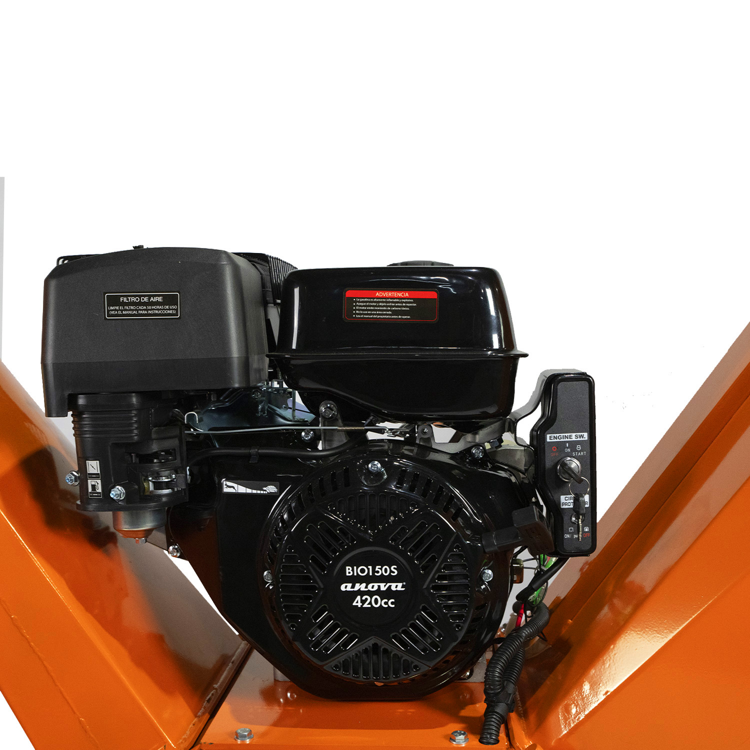ANOVA BIO150S Biotriturador 420cc 15HP Salida Directa - 4" - 100mm - Arranque Electrico - Imagen 5