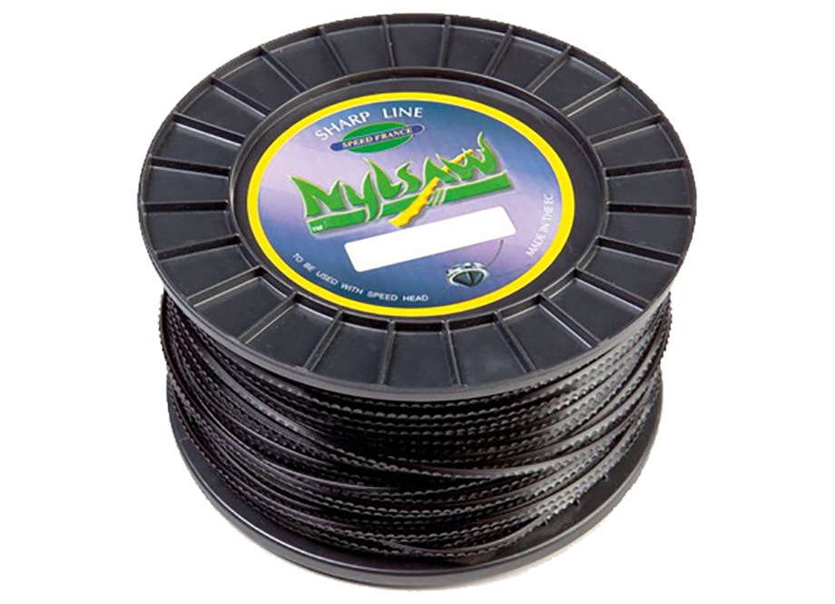 Bobina nylon "diente tiburón" 132 m. x 3.00 mm. - Referencia 55-1613