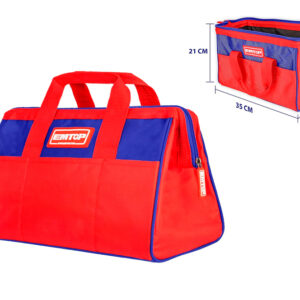 EMTOP ETBG18131 Bolsa Portaherramientas 13" 12KG Con Bolsillo Externo - Reymotor
