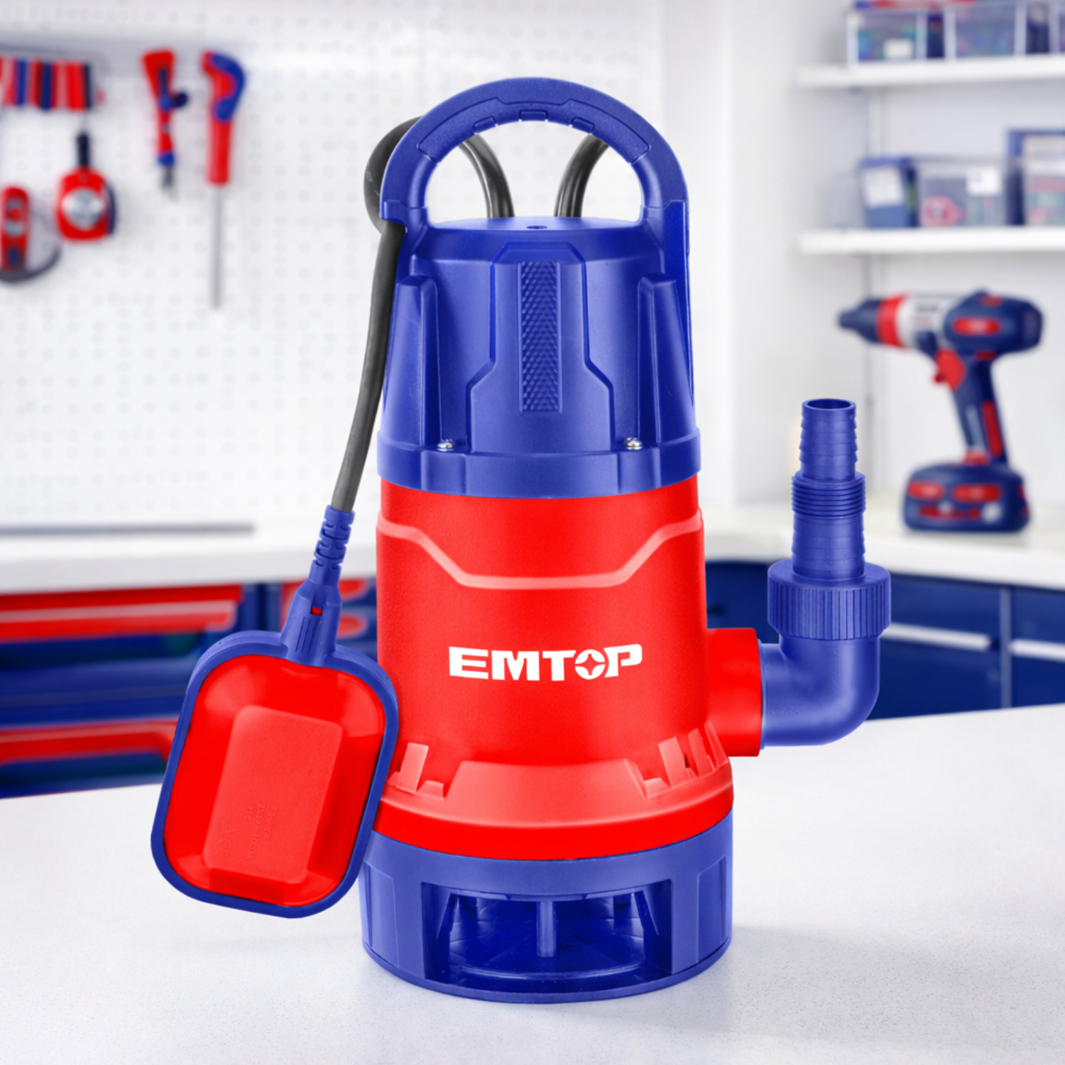 EMTOP EWPPQ07508 Bomba Electrica 1" Sumergible Aguas Sucias 750W Fibra - Imagen 2