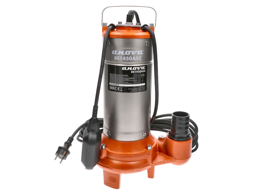 ANOVA BE1450ASC Bomba Electrica Sumergible Aguas Sucias 1100W 430L/M - Cuchilla - Reymotor